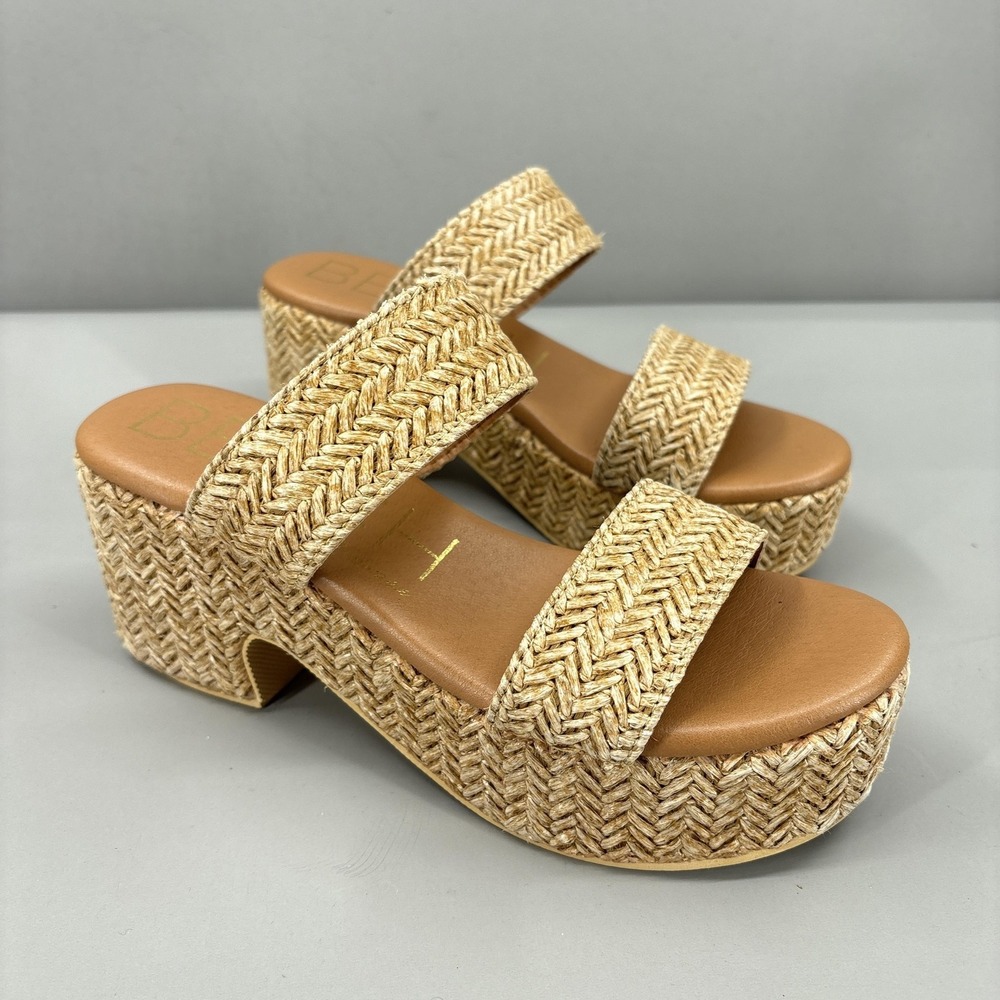Beach By Matisse Sandals Shoes Womens Size 9 Beige Ocean Ave Platform Slide‎
